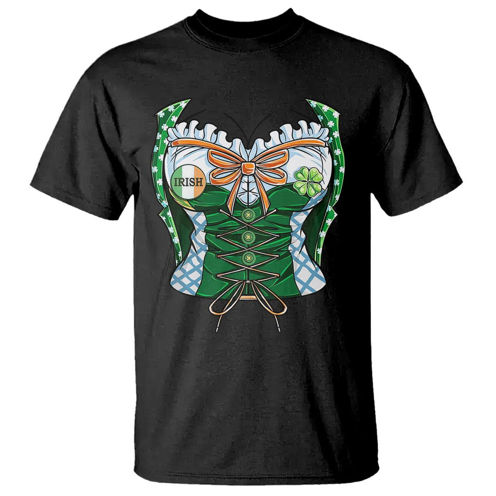 Funny St. Patricks Day T Shirt Women Leprechaun Costume TS02 Black Printyourwear