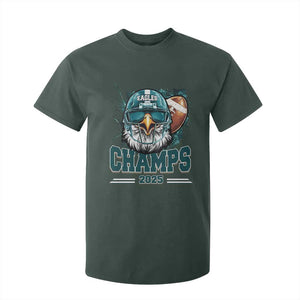 Celebrated Eagles T Shirt For Kid Championship 2025 Retro TS02 Dark Forest Green Print Your Wear