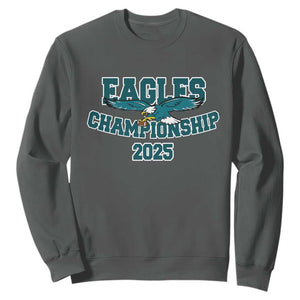 Celebrated Eagles Sweatshirt Championship 2025 TS02 Dark Heather Print Your Wear