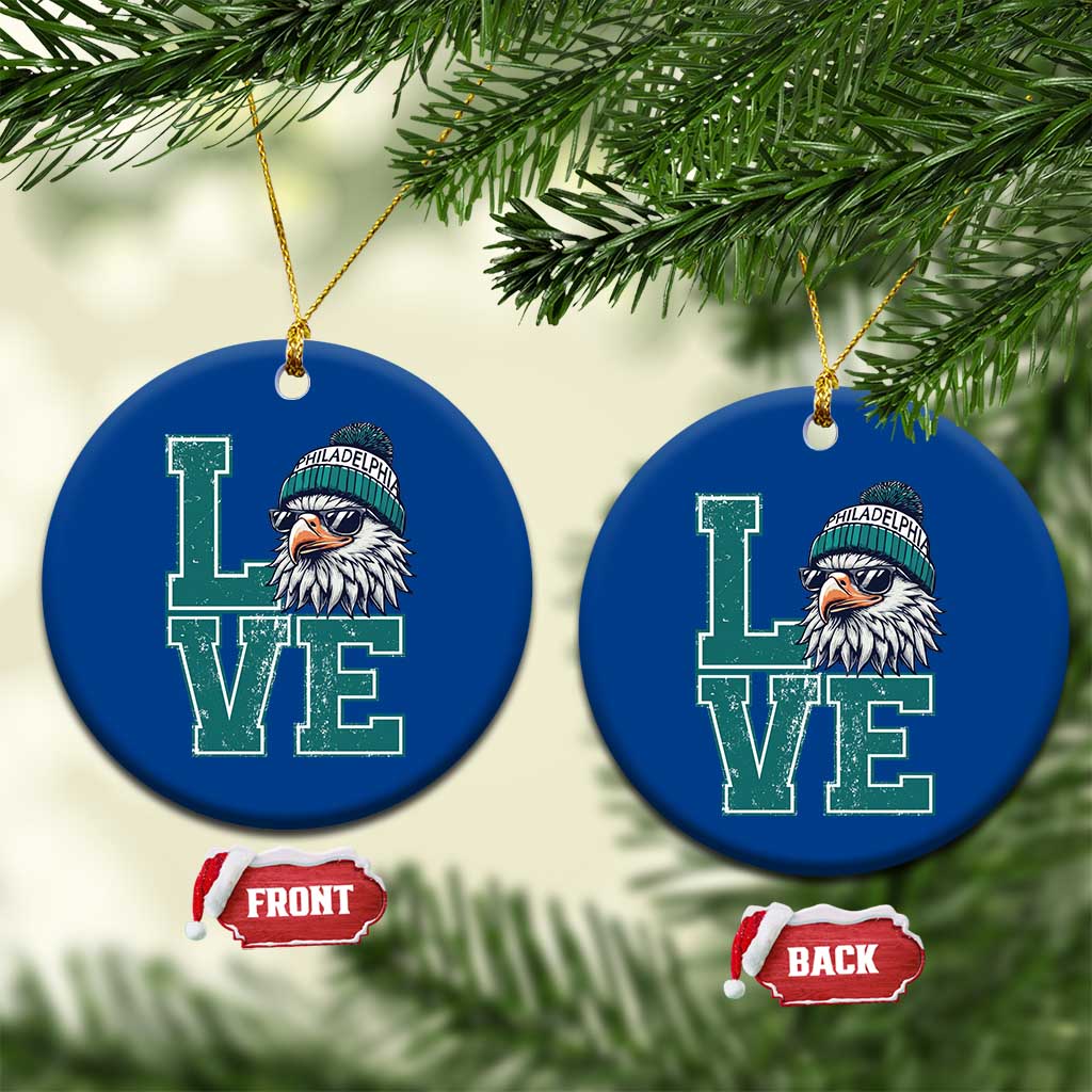 Eagles Inspirational Ceramic Ornament LOVE Cool Eagle Lover Vintage TS02 1pc Blue Print Your Wear