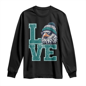 Eagles Inspirational Long Sleeve Shirt LOVE Cool Eagle Lover Vintage TS02 Black Print Your Wear