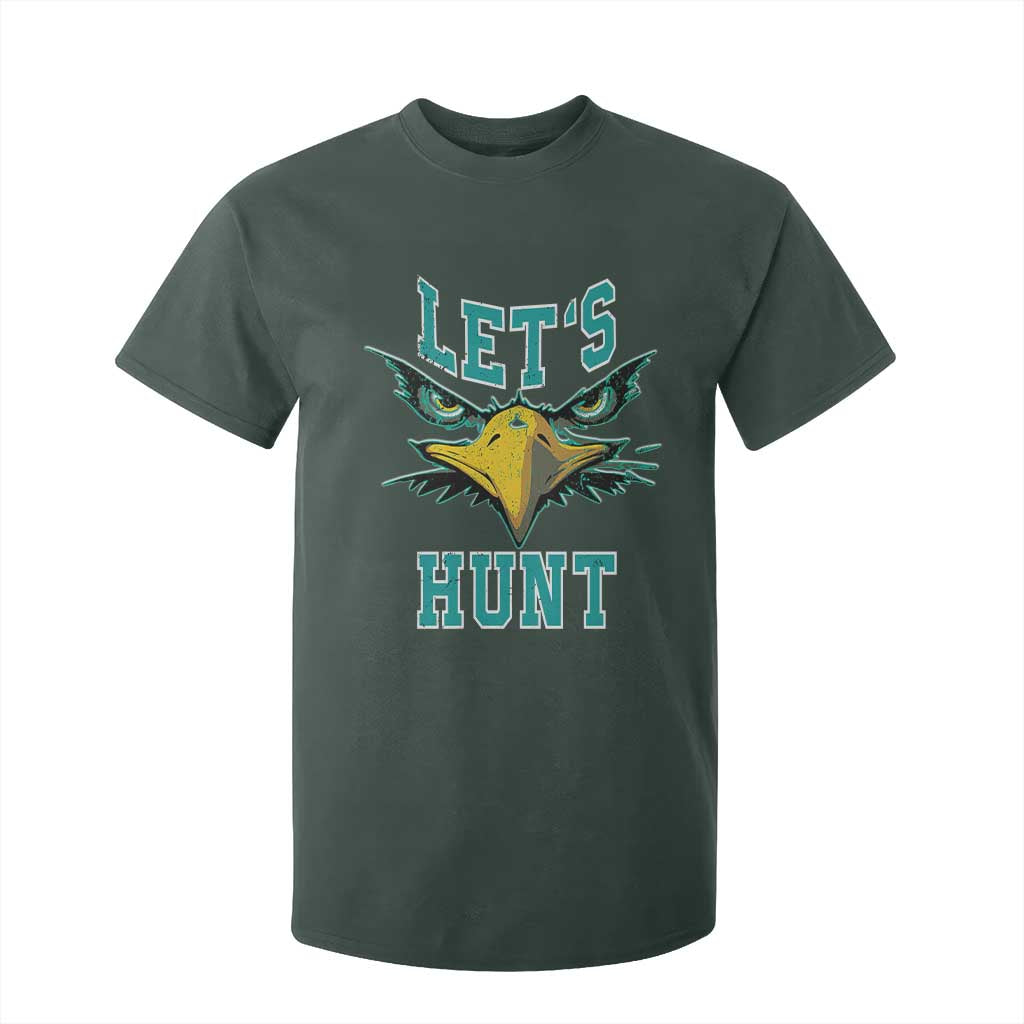 Eagles Inspirational T Shirt For Kid Green Birds Let's Hunt TS02 Dark Forest Green Print Your Wear