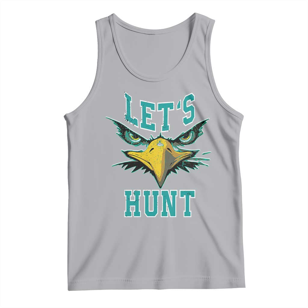 Eagles Inspirational Tank Top Green Birds Let's Hunt TS02 Athletic Heather Print Your Wear