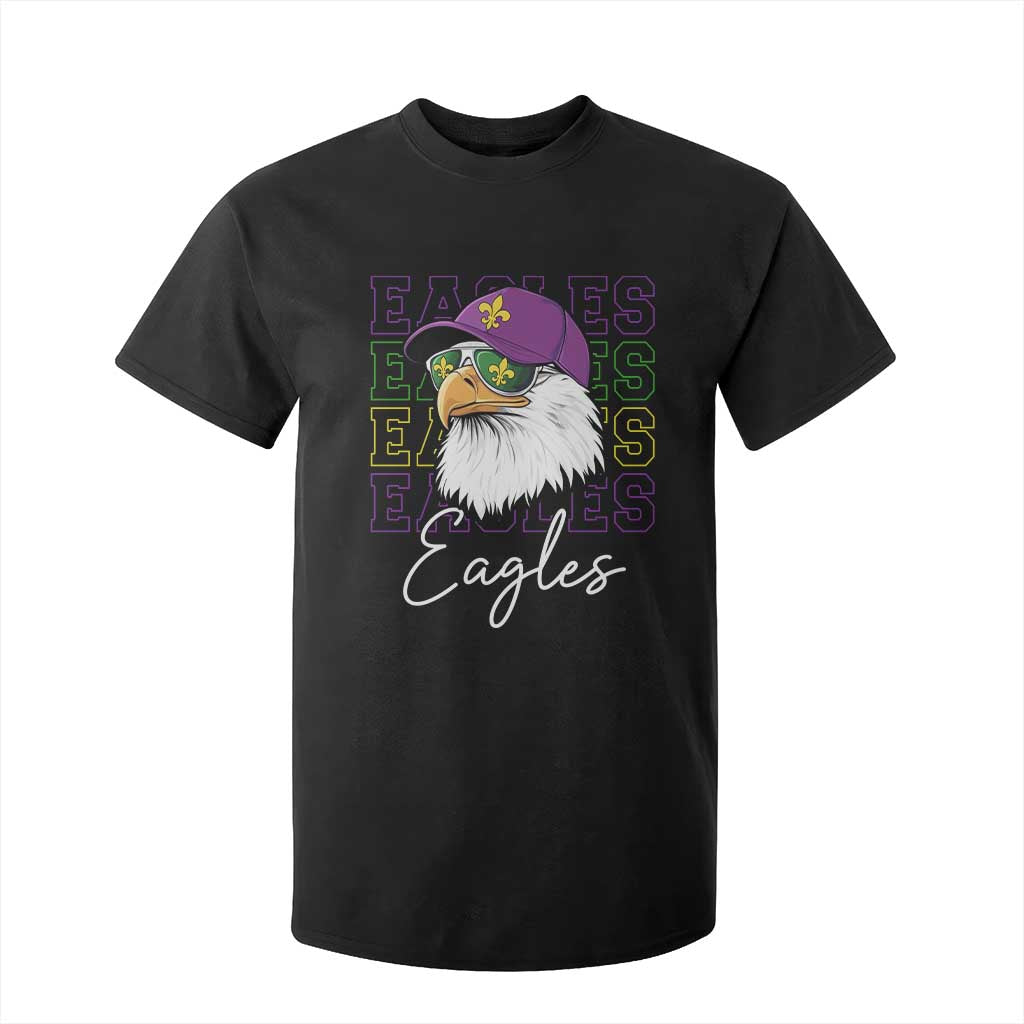 Mardi Gras Eagles T Shirt For Kid 2025 Champs NOLA Louisiana TS02 Black Print Your Wear