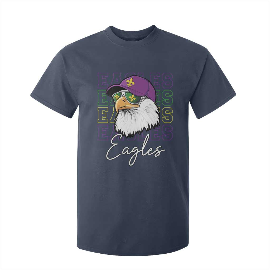 Mardi Gras Eagles T Shirt For Kid 2025 Champs NOLA Louisiana TS02 Navy Print Your Wear