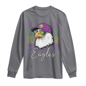 Mardi Gras Eagles Long Sleeve Shirt 2025 Champs NOLA Louisiana TS02 Charcoal Print Your Wear