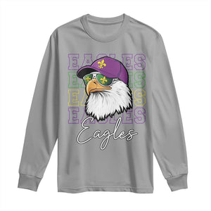 Mardi Gras Eagles Long Sleeve Shirt 2025 Champs NOLA Louisiana TS02 Sport Gray Print Your Wear