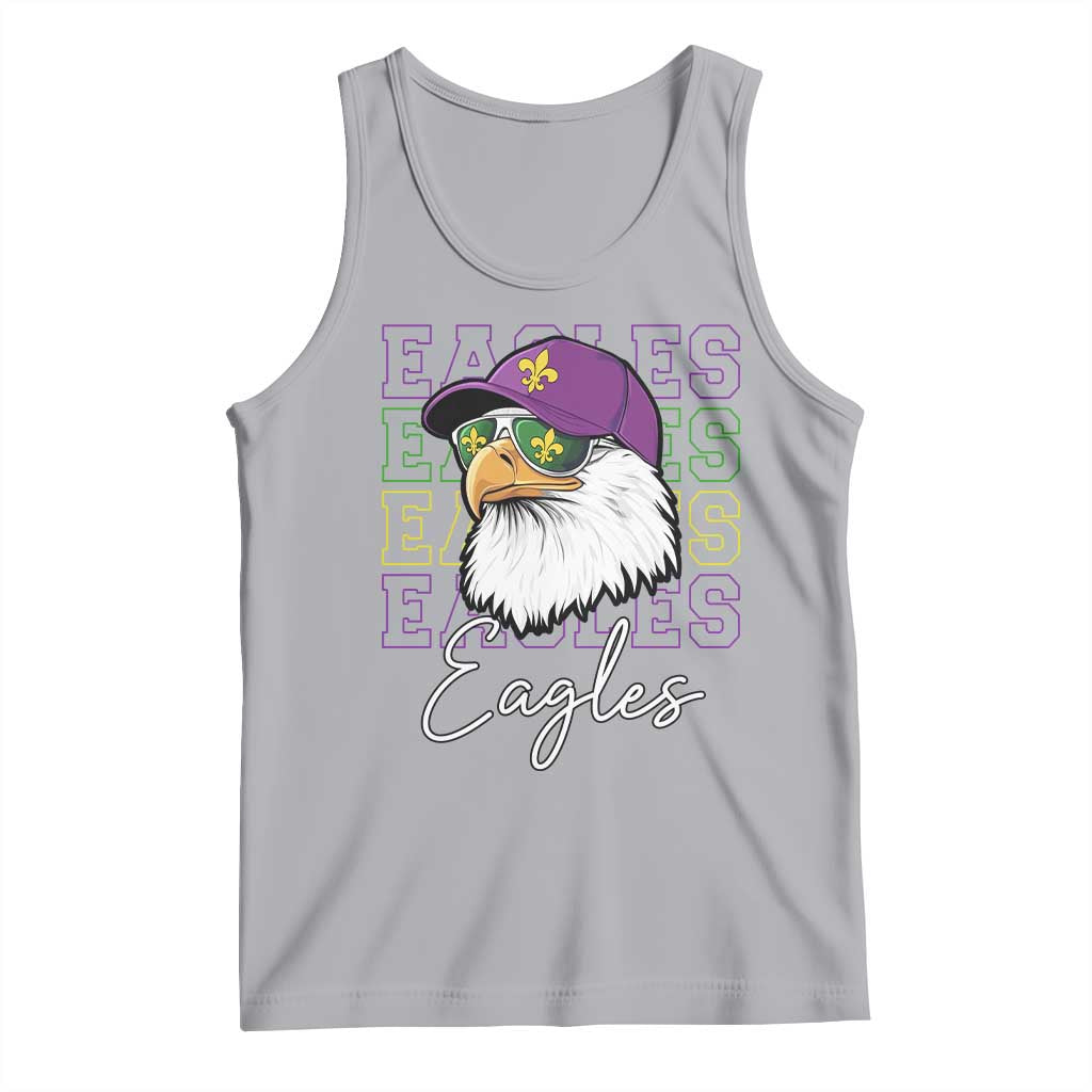 Mardi Gras Eagles Tank Top 2025 Champs NOLA Louisiana TS02 Athletic Heather Print Your Wear