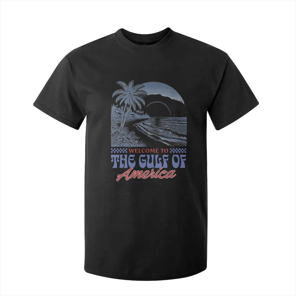 Welcome To America's Gulf T Shirt For Kid Retro Vintage Beach TS02 Black Print Your Wear