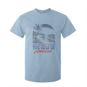 Welcome To America's Gulf T Shirt For Kid Retro Vintage Beach TS02 Light Blue Print Your Wear