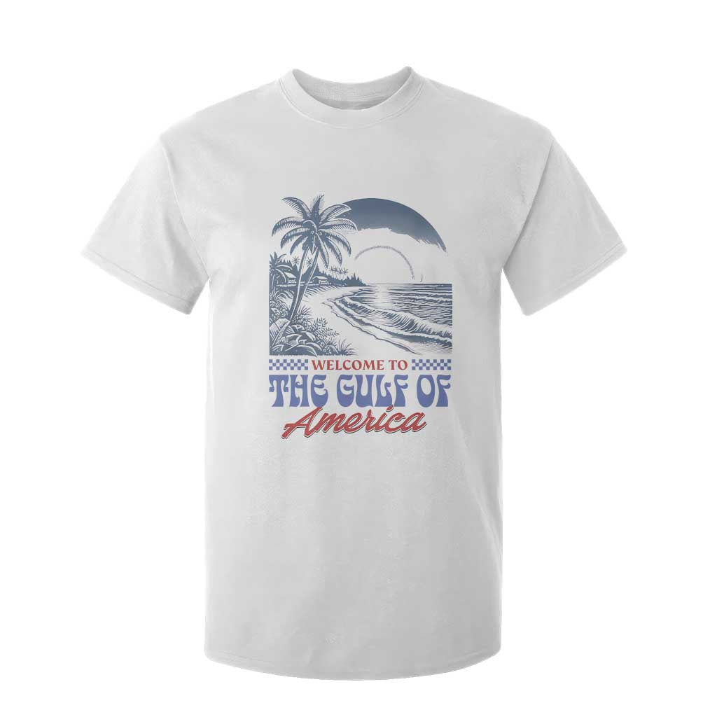Welcome To America's Gulf T Shirt For Kid Retro Vintage Beach TS02 White Print Your Wear