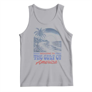 Welcome To America's Gulf Tank Top Retro Vintage Beach TS02 Athletic Heather Print Your Wear