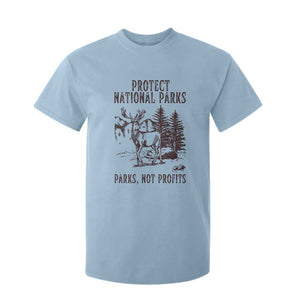 Protect National Parks T Shirt For Kid Support Parks Not Profits Deer TS02 Light Blue Print Your Wear