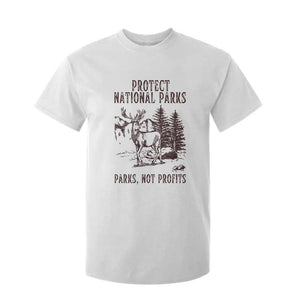 Protect National Parks T Shirt For Kid Support Parks Not Profits Deer TS02 White Print Your Wear