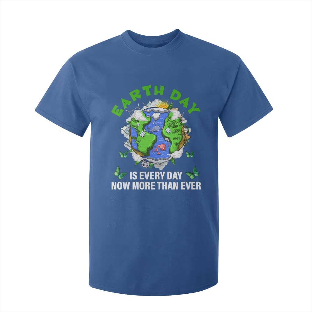 Earth Day Is Every Day T Shirt For Kid Now More Than Ever TS02 Royal Blue Print Your Wear