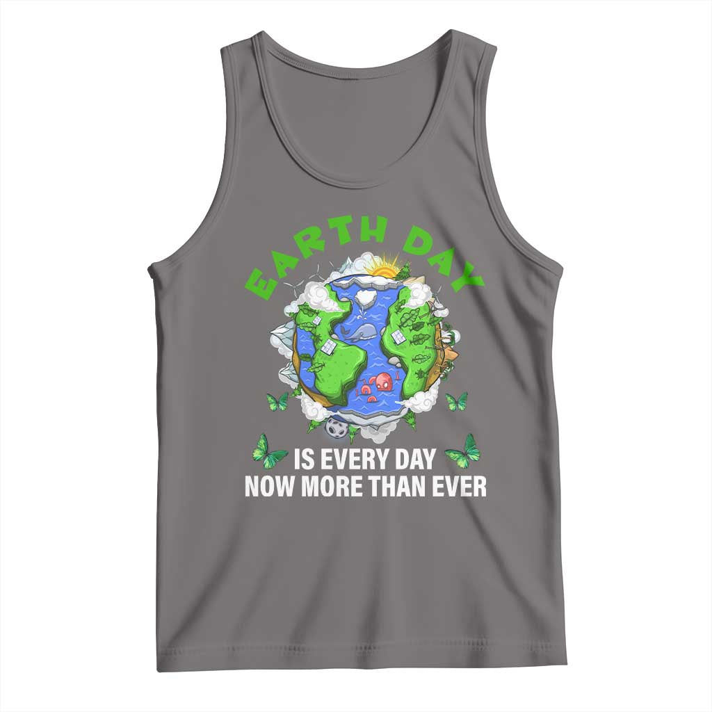 Earth Day Is Every Day Tank Top Now More Than Ever TS02 Deep Heather Print Your Wear