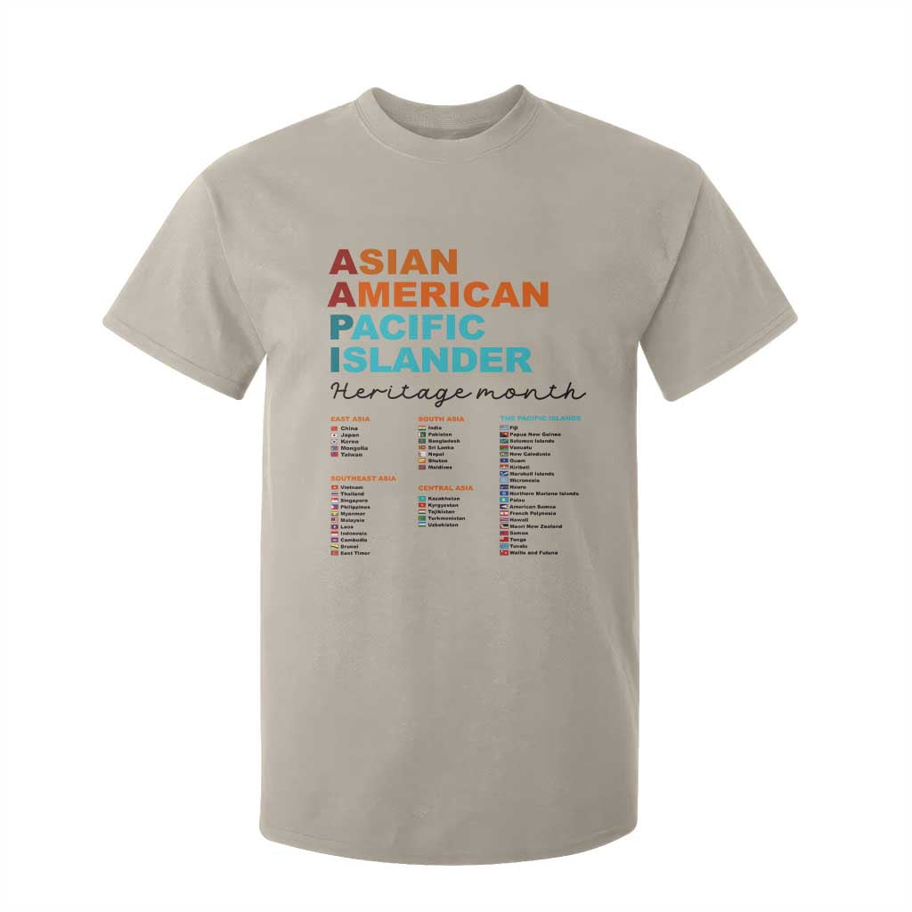 AAPI Heritage Month T Shirt For Kid Asian American and Pacific Islander Countries Pride TS02 Sand Print Your Wear