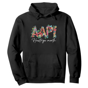 AAPI Heritage Month Hoodie Retro Elegant Floral Asian American Pacific Islander TS02 Black Print Your Wear