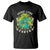 Earth Day T Shirt Peace Love Earth Happy Earth Day Plant More Trees Go Planet TS02 Black Printyourwear