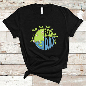 Earth Day T Shirt Earth Day Raise Environmental Crisis Awareness Go Planet TS02 Black Printyourwear