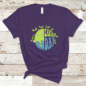 Earth Day T Shirt Earth Day Raise Environmental Crisis Awareness Go Planet TS02 Purple Printyourwear