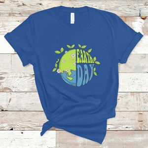 Earth Day T Shirt Earth Day Raise Environmental Crisis Awareness Go Planet TS02 Royal Blue Printyourwear