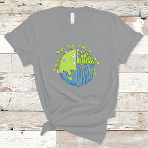 Earth Day T Shirt Earth Day Raise Environmental Crisis Awareness Go Planet TS02 Sport Gray Printyourwear