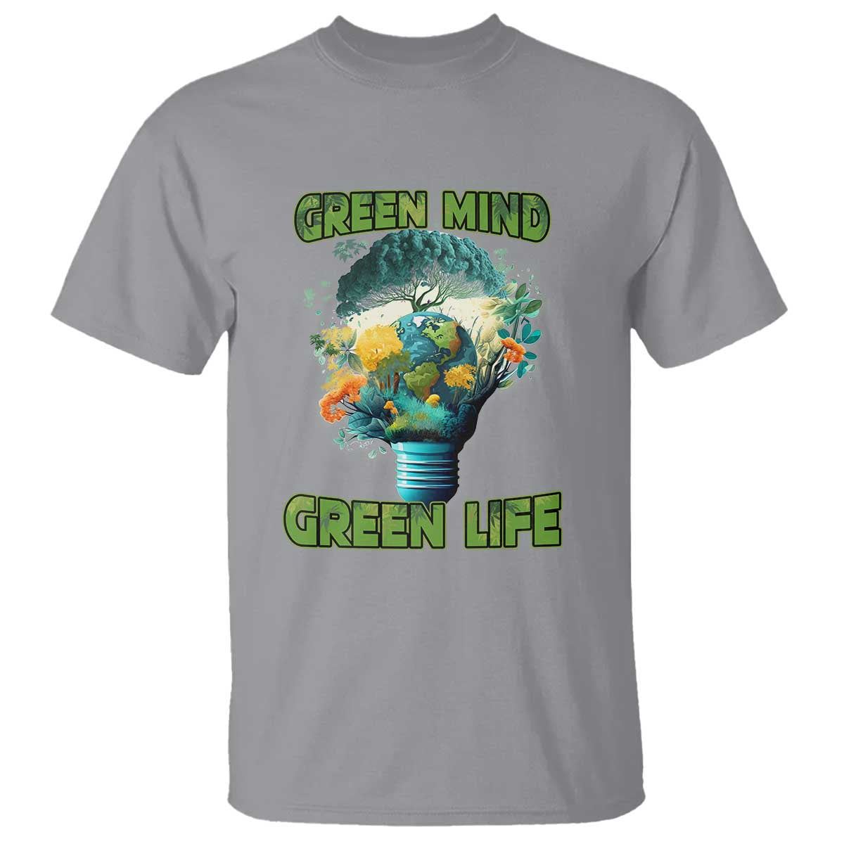 Earth Day T Shirt Earth Day Environmental Crisis Go Planet Go Green Earth TS02 Sport Gray Printyourwear