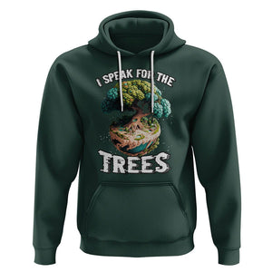 Earth Day Hoodie Speak For The Tree Love Your Mother Go Green TS02 Dark Forest Green Printyourwear