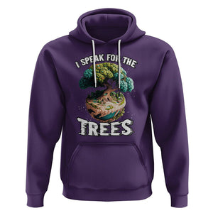 Earth Day Hoodie Speak For The Tree Love Your Mother Go Green TS02 Purple Printyourwear