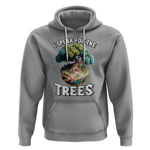 Earth Day Hoodie Speak For The Tree Love Your Mother Go Green TS02 Sport Gray Printyourwear