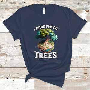 Earth Day T Shirt Speak For The Tree Love Your Mother Go Green TS02 Navy Printyourwear