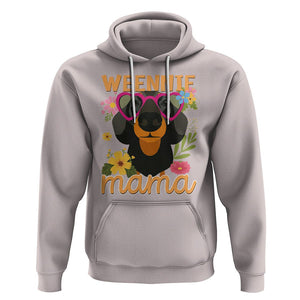 Dachshund Mom Hoodie Weennie Mama TS02 Ice Gray Printyourwear