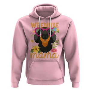 Dachshund Mom Hoodie Weennie Mama TS02 Light Pink Printyourwear