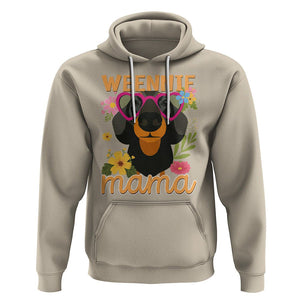 Dachshund Mom Hoodie Weennie Mama TS02 Sand Printyourwear