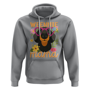 Dachshund Mom Hoodie Weennie Mama TS02 Sport Gray Printyourwear