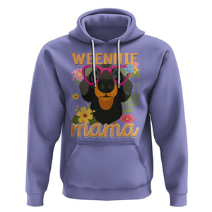 Dachshund Mom Hoodie Weennie Mama TS02 Violet Printyourwear