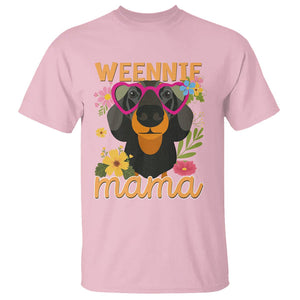 Dachshund Mom T Shirt Weennie Mama TS02 Light Pink Printyourwear