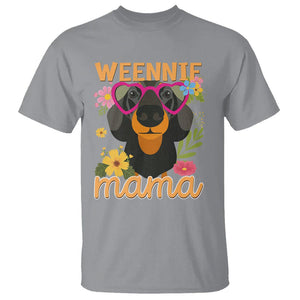 Dachshund Mom T Shirt Weennie Mama TS02 Sport Gray Printyourwear