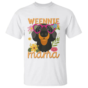 Dachshund Mom T Shirt Weennie Mama TS02 White Printyourwear