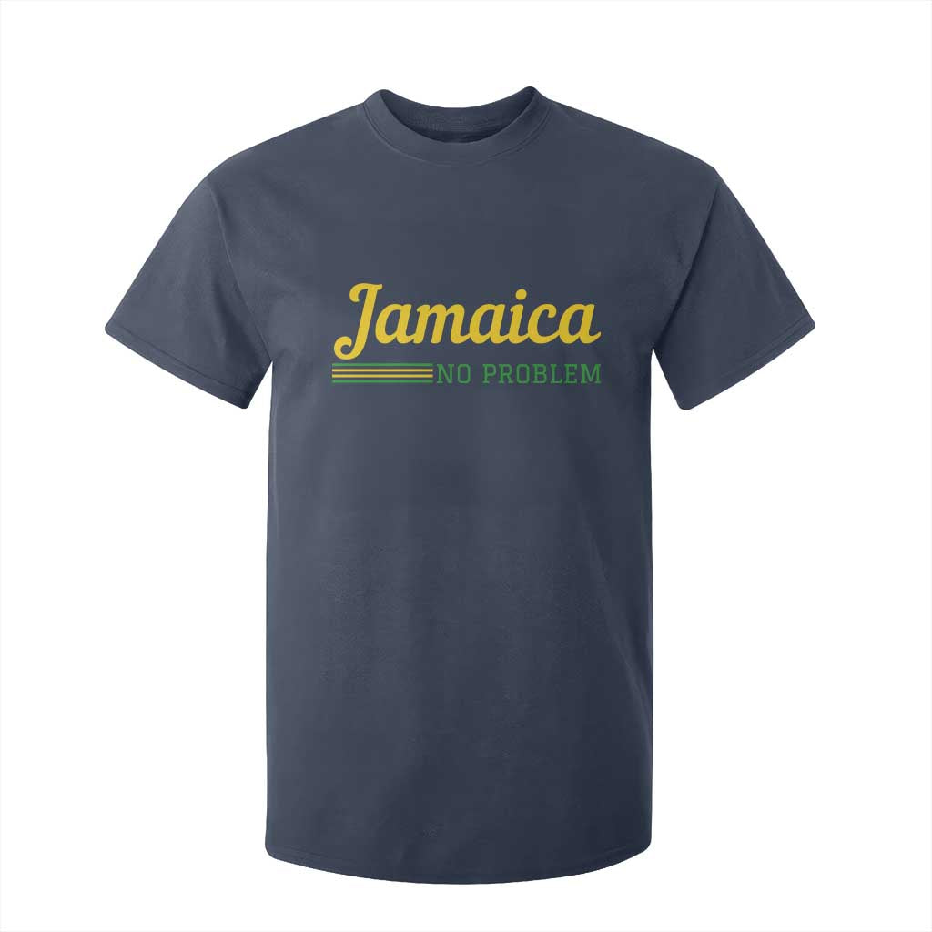 Jamaica No Problem T Shirt For Kid Classic Island Motto and Caribbean Vacation TS02 Navy Print Your Wear