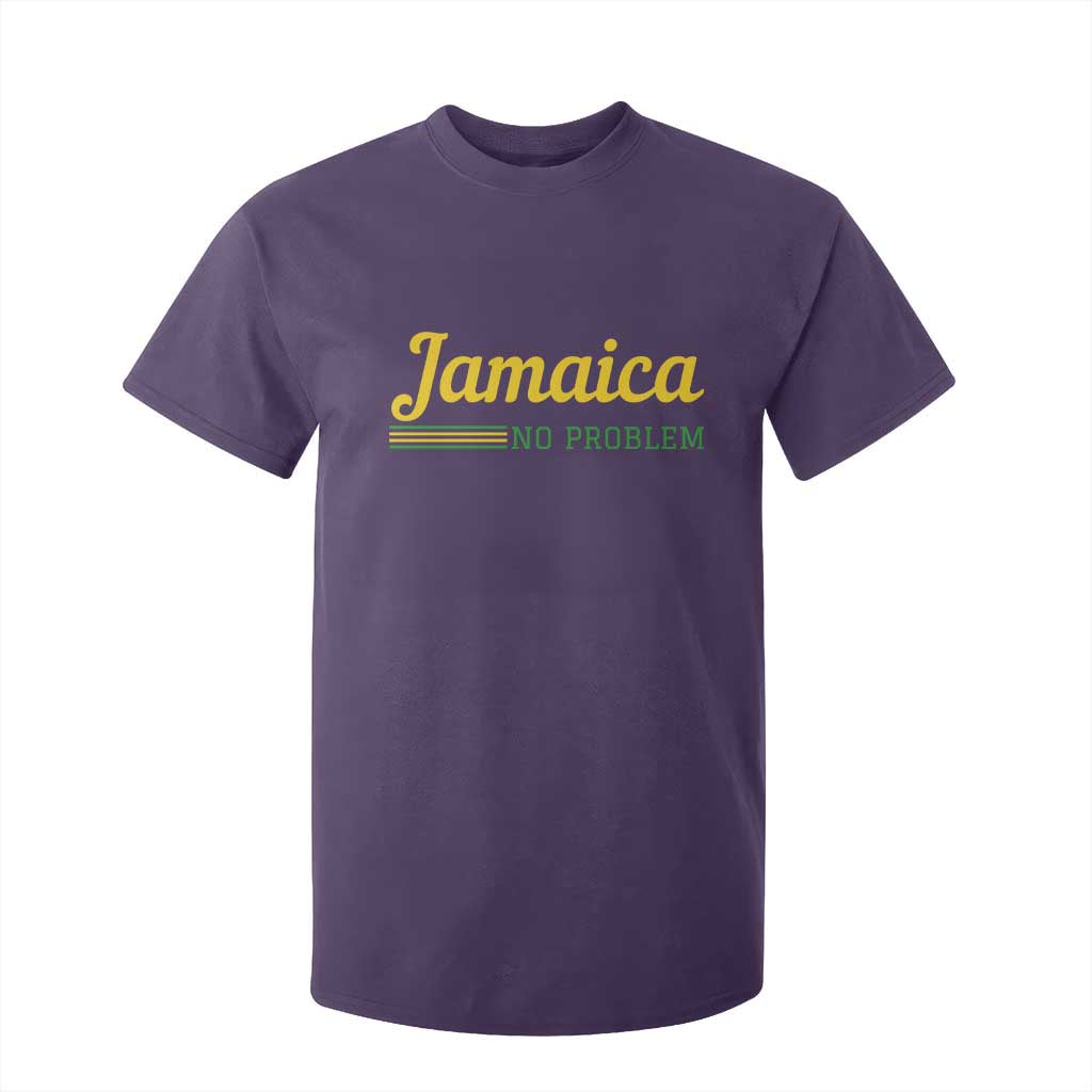 Jamaica No Problem T Shirt For Kid Classic Island Motto and Caribbean Vacation TS02 Purple Print Your Wear