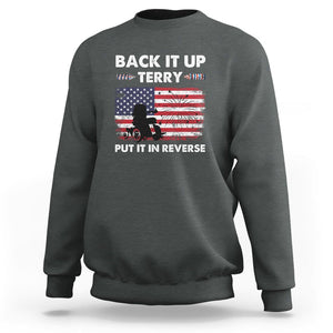 Funny 4th Of July Sweatshirt Back Up Terry Put It In Reverse Firework TS02 Dark Heather Printyourwear