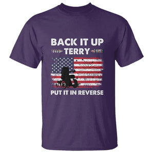 Funny 4th Of July T Shirt Back Up Terry Put It In Reverse Firework TS02 Purple Printyourwear