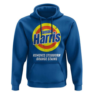 Funny Kamala Harris 2024 Hoodie Madam President Removes Stubborn Orange Stains TS02 Royal Blue Print Your Wear