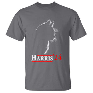 Harris 2024 T Shirt Cat Ladies For Kamala '24 Madam President TS02 Charcoal Print Your Wear