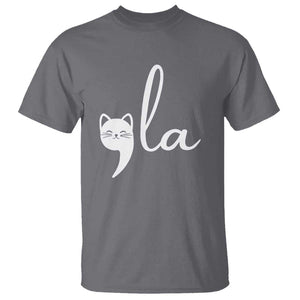 Comma La Kamala Harris T Shirt Retro Cat For Madam President 2024 TS02 Charcoal Print Your Wear