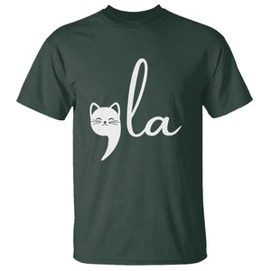 Comma La Kamala Harris T Shirt Retro Cat For Madam President 2024 TS02 Dark Forest Green Print Your Wear