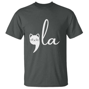 Comma La Kamala Harris T Shirt Retro Cat For Madam President 2024 TS02 Dark Heather Print Your Wear