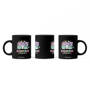 Kawaii Pastel Squish Squad Graphic Coffee Mug Cute Rainbow Animal Friends